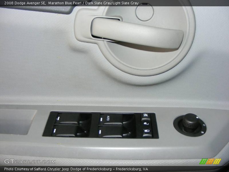 Marathon Blue Pearl / Dark Slate Gray/Light Slate Gray 2008 Dodge Avenger SE