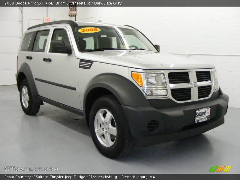 Bright Silver Metallic / Dark Slate Gray 2008 Dodge Nitro SXT 4x4