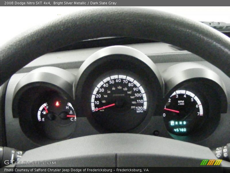 Bright Silver Metallic / Dark Slate Gray 2008 Dodge Nitro SXT 4x4