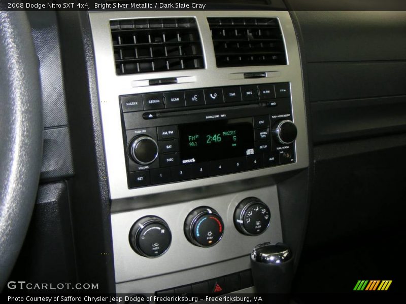 Bright Silver Metallic / Dark Slate Gray 2008 Dodge Nitro SXT 4x4