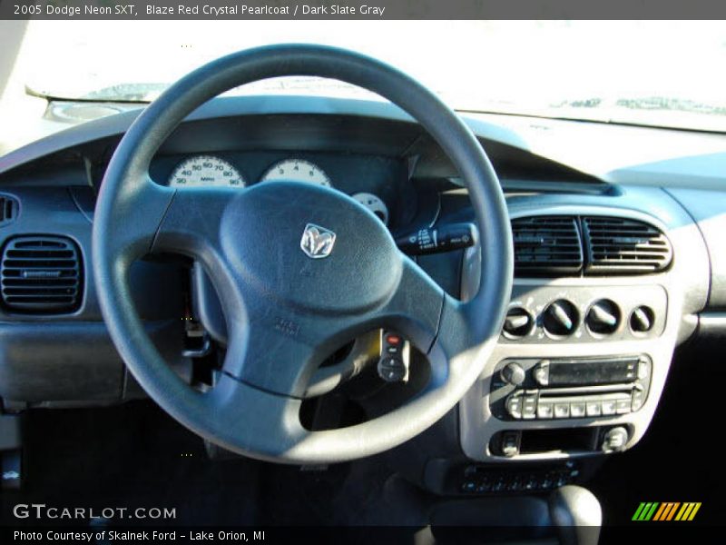 Blaze Red Crystal Pearlcoat / Dark Slate Gray 2005 Dodge Neon SXT