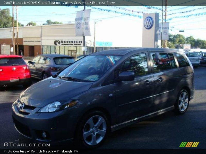 Galaxy Gray Mica / Espresso Brown 2007 Mazda MAZDA5 Grand Touring