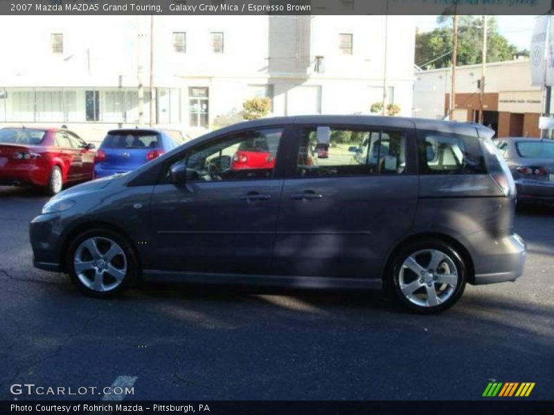 Galaxy Gray Mica / Espresso Brown 2007 Mazda MAZDA5 Grand Touring