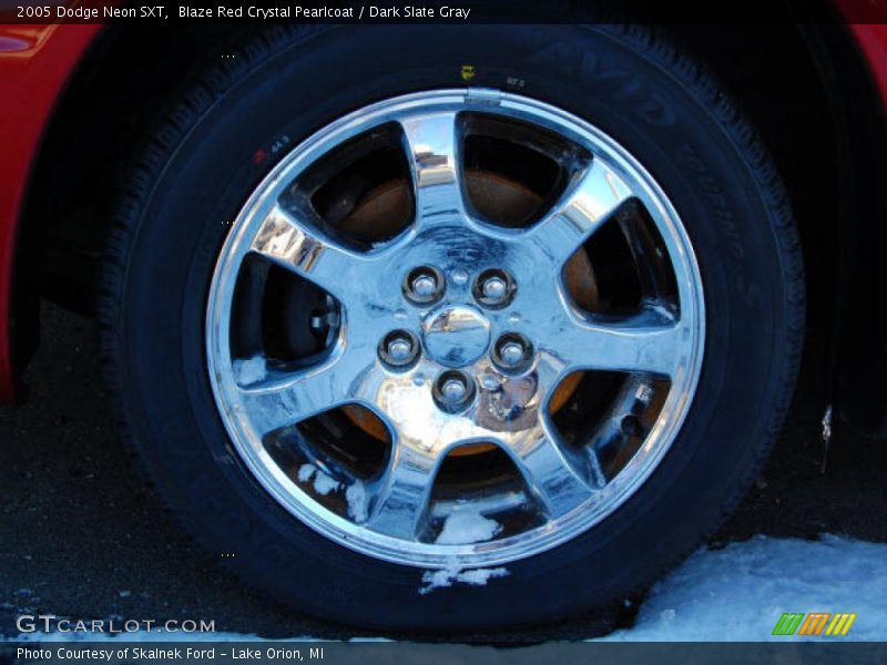Blaze Red Crystal Pearlcoat / Dark Slate Gray 2005 Dodge Neon SXT