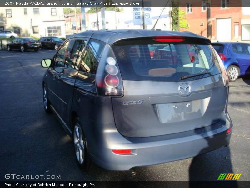 Galaxy Gray Mica / Espresso Brown 2007 Mazda MAZDA5 Grand Touring