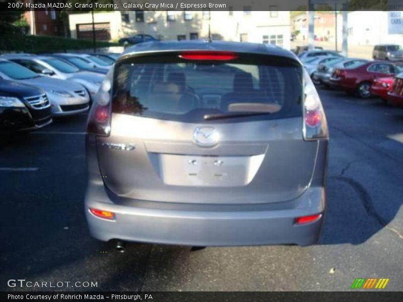 Galaxy Gray Mica / Espresso Brown 2007 Mazda MAZDA5 Grand Touring