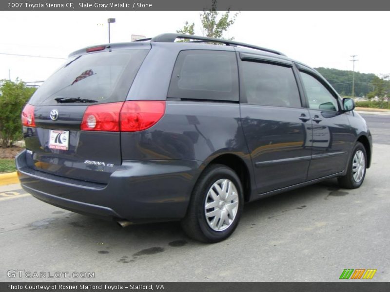 Slate Gray Metallic / Stone 2007 Toyota Sienna CE