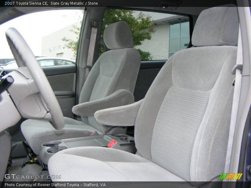 Slate Gray Metallic / Stone 2007 Toyota Sienna CE