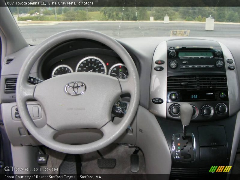 Slate Gray Metallic / Stone 2007 Toyota Sienna CE
