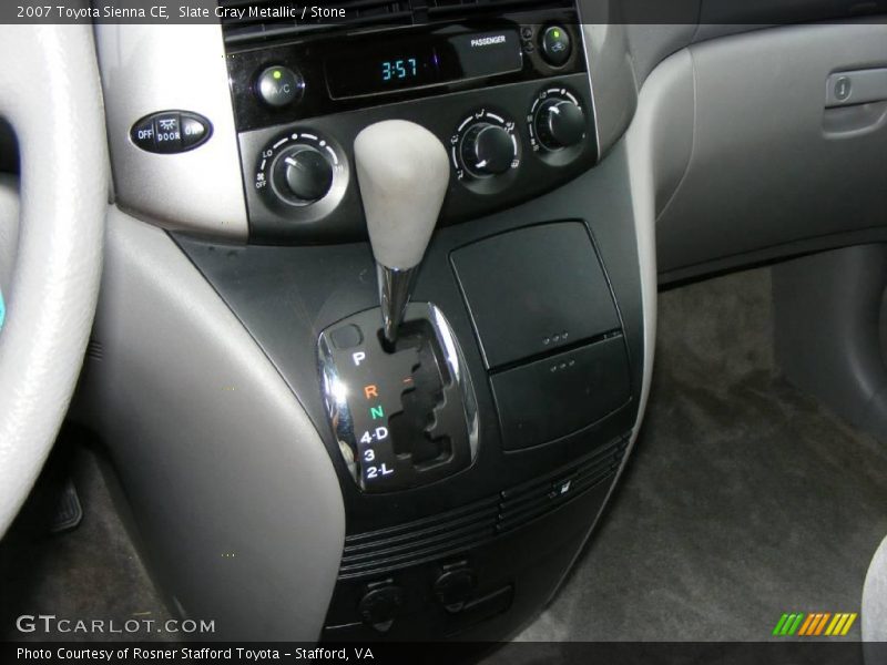 Slate Gray Metallic / Stone 2007 Toyota Sienna CE
