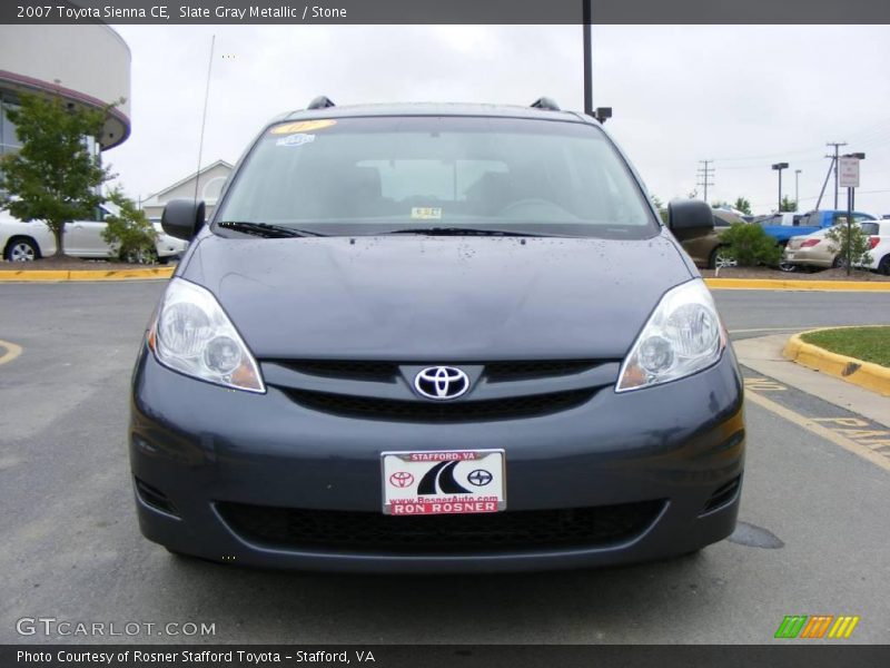 Slate Gray Metallic / Stone 2007 Toyota Sienna CE