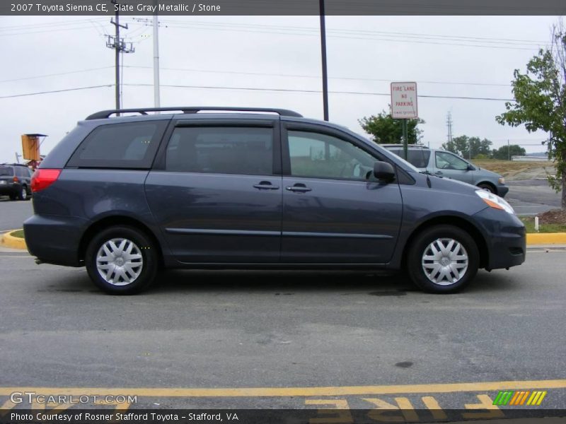 Slate Gray Metallic / Stone 2007 Toyota Sienna CE