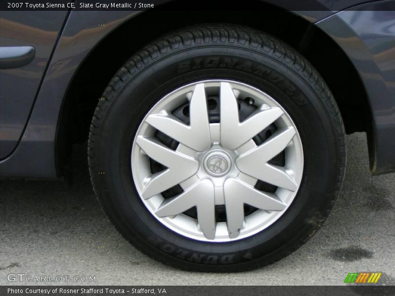 Slate Gray Metallic / Stone 2007 Toyota Sienna CE