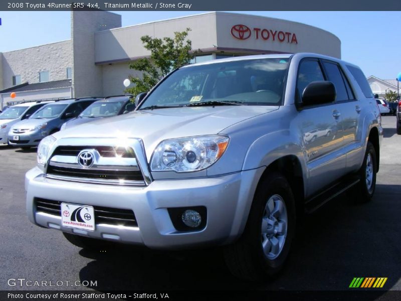 Titanium Metallic / Stone Gray 2008 Toyota 4Runner SR5 4x4