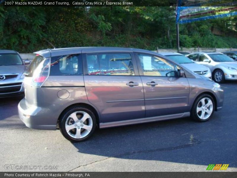 Galaxy Gray Mica / Espresso Brown 2007 Mazda MAZDA5 Grand Touring