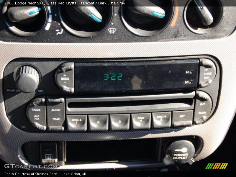 Blaze Red Crystal Pearlcoat / Dark Slate Gray 2005 Dodge Neon SXT