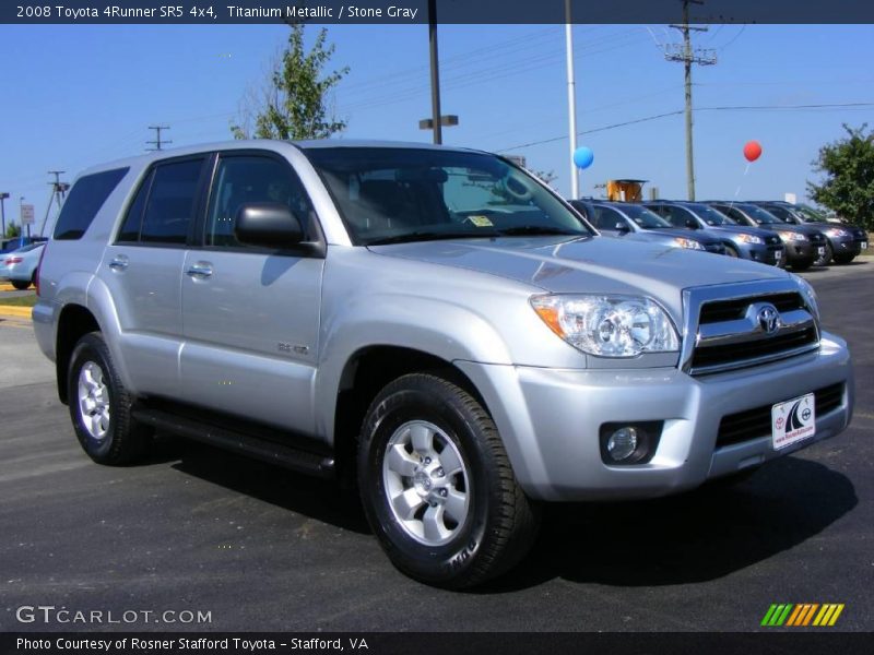 Titanium Metallic / Stone Gray 2008 Toyota 4Runner SR5 4x4