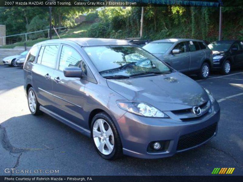 Galaxy Gray Mica / Espresso Brown 2007 Mazda MAZDA5 Grand Touring