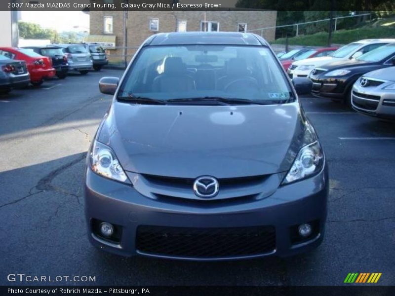 Galaxy Gray Mica / Espresso Brown 2007 Mazda MAZDA5 Grand Touring