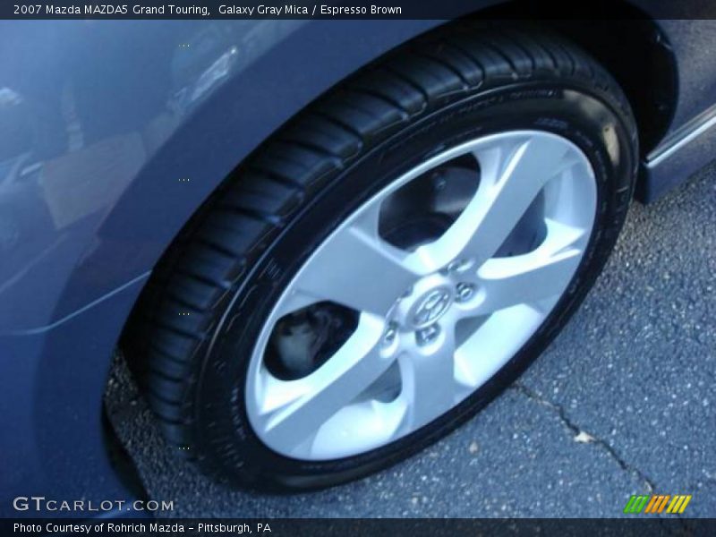 Galaxy Gray Mica / Espresso Brown 2007 Mazda MAZDA5 Grand Touring