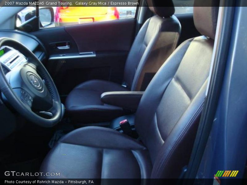 Galaxy Gray Mica / Espresso Brown 2007 Mazda MAZDA5 Grand Touring