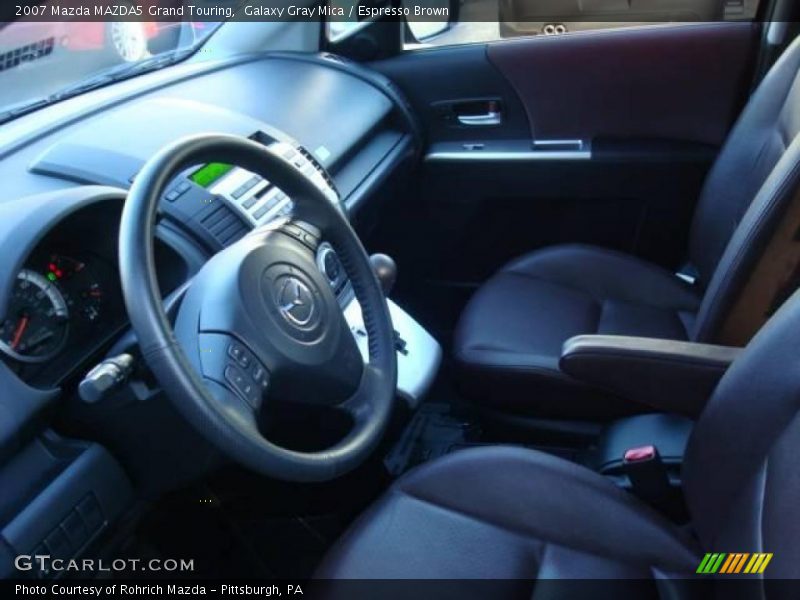 Galaxy Gray Mica / Espresso Brown 2007 Mazda MAZDA5 Grand Touring