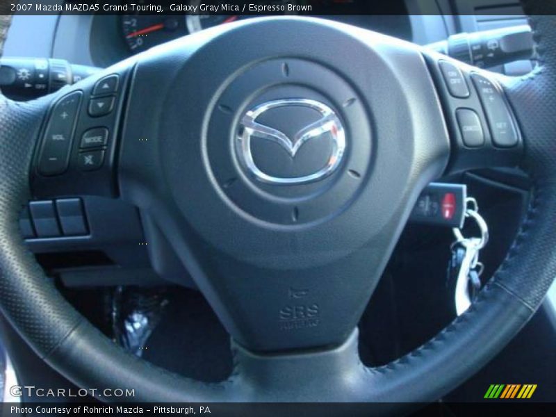 Galaxy Gray Mica / Espresso Brown 2007 Mazda MAZDA5 Grand Touring