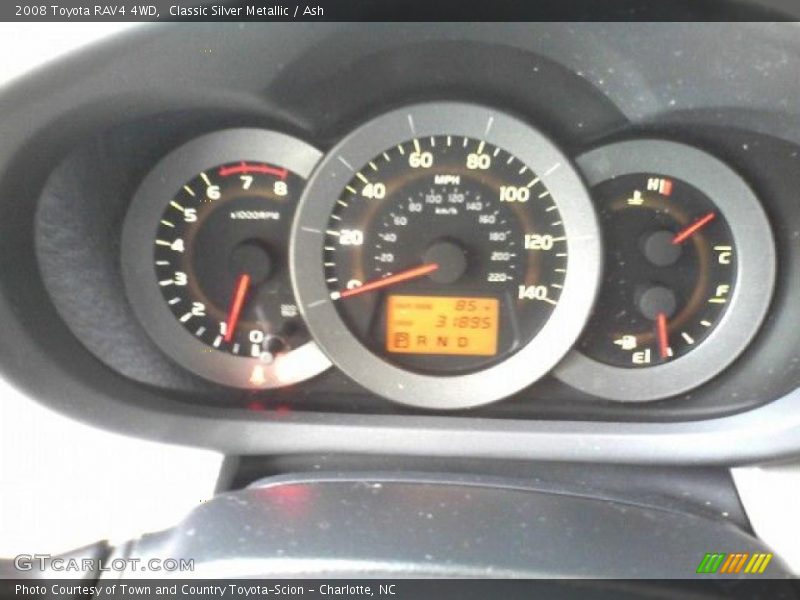 Classic Silver Metallic / Ash 2008 Toyota RAV4 4WD
