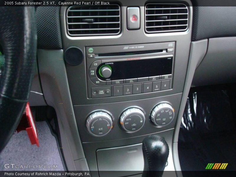 Controls of 2005 Forester 2.5 XT