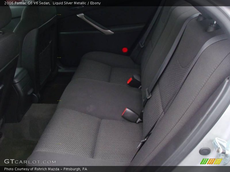 Liquid Silver Metallic / Ebony 2006 Pontiac G6 V6 Sedan
