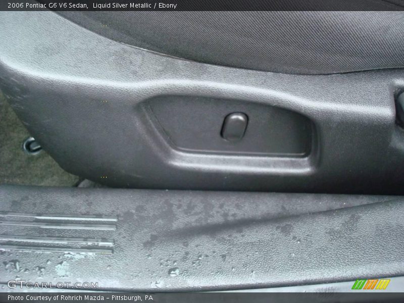 Liquid Silver Metallic / Ebony 2006 Pontiac G6 V6 Sedan