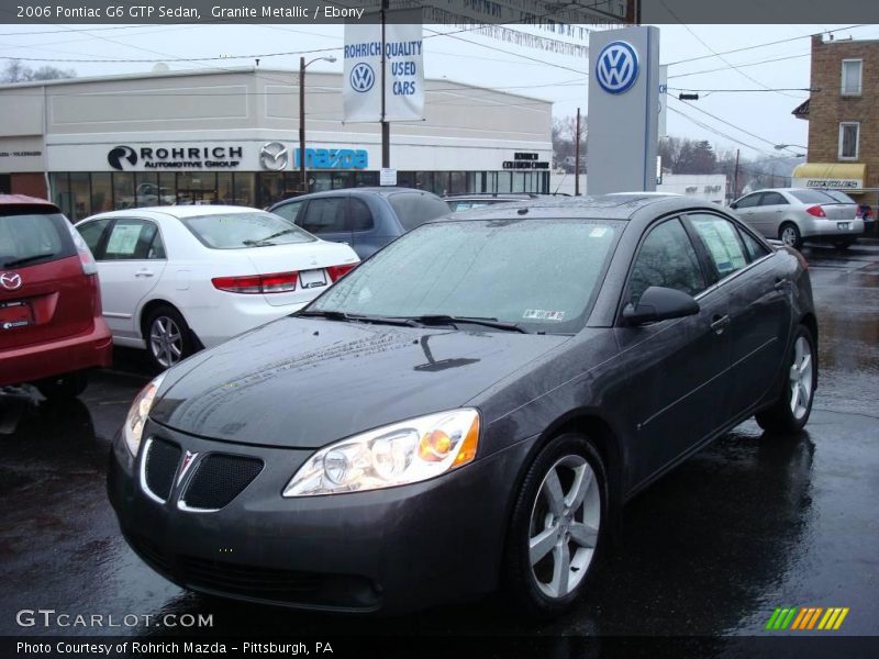 Granite Metallic / Ebony 2006 Pontiac G6 GTP Sedan