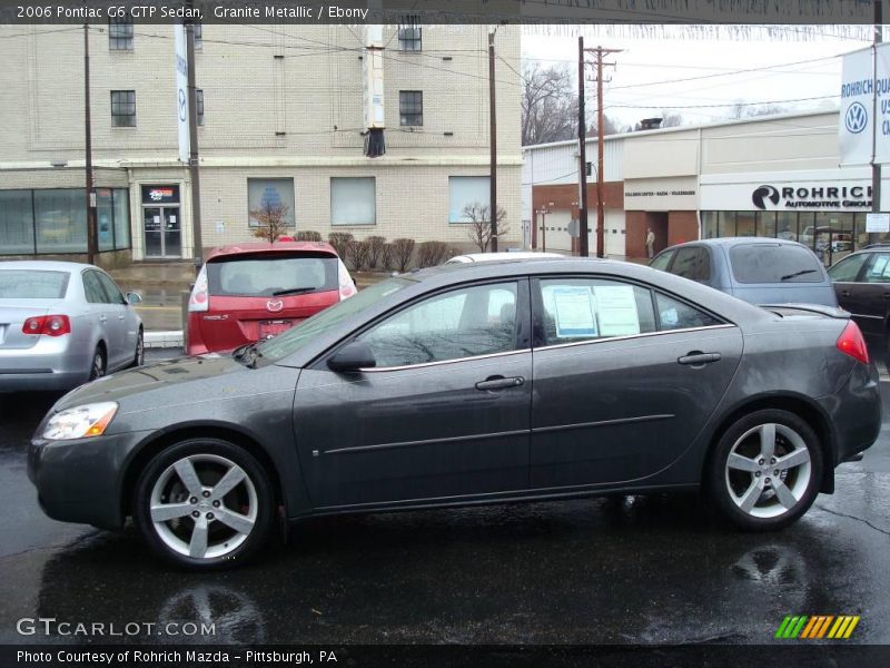 Granite Metallic / Ebony 2006 Pontiac G6 GTP Sedan