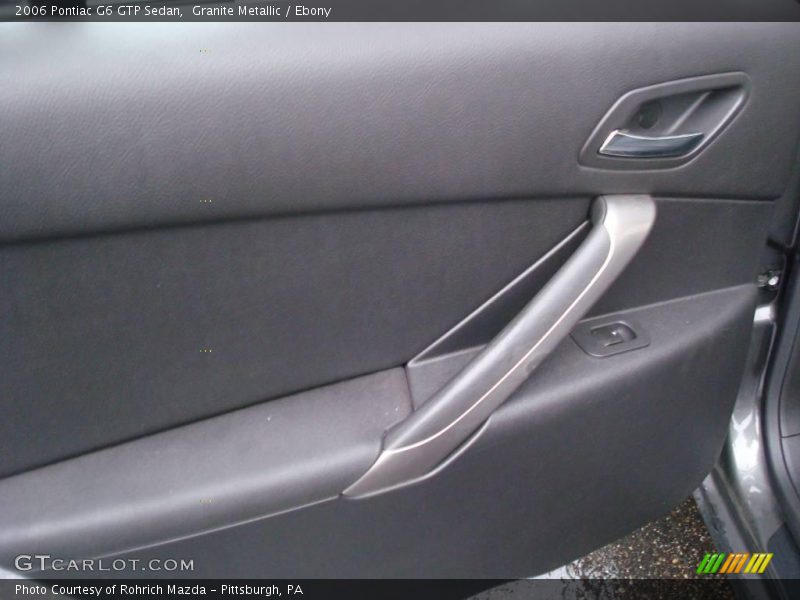 Granite Metallic / Ebony 2006 Pontiac G6 GTP Sedan