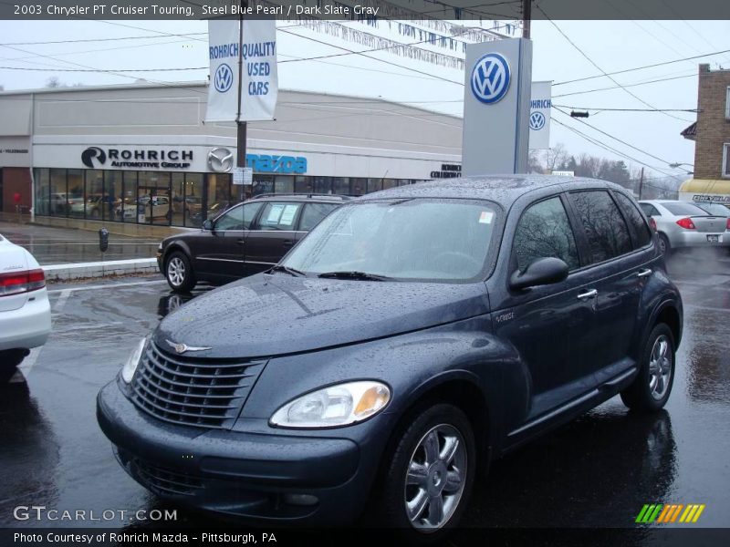 Steel Blue Pearl / Dark Slate Gray 2003 Chrysler PT Cruiser Touring