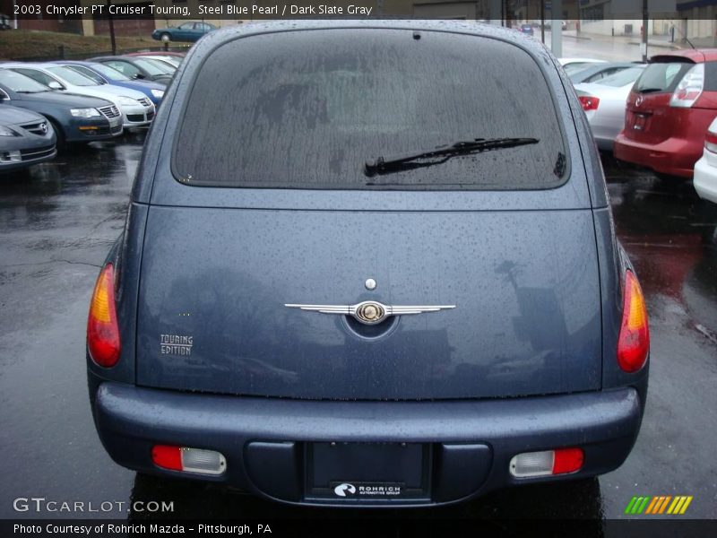 Steel Blue Pearl / Dark Slate Gray 2003 Chrysler PT Cruiser Touring