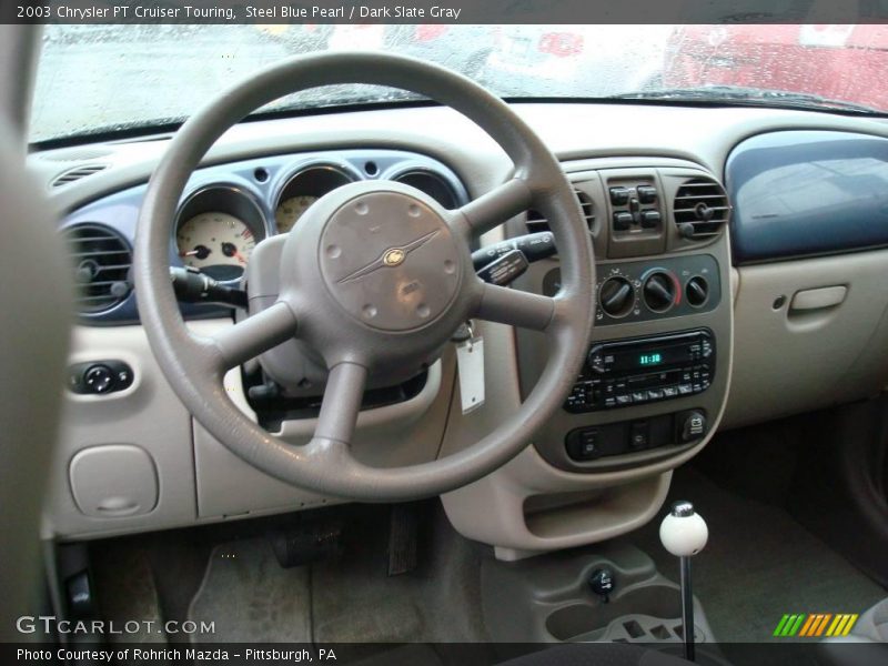 Steel Blue Pearl / Dark Slate Gray 2003 Chrysler PT Cruiser Touring