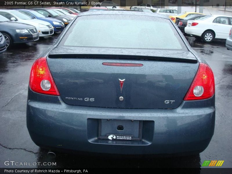 Stealth Gray Metallic / Ebony 2005 Pontiac G6 GT Sedan