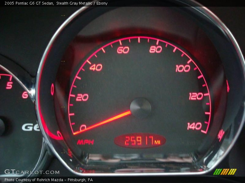 Stealth Gray Metallic / Ebony 2005 Pontiac G6 GT Sedan
