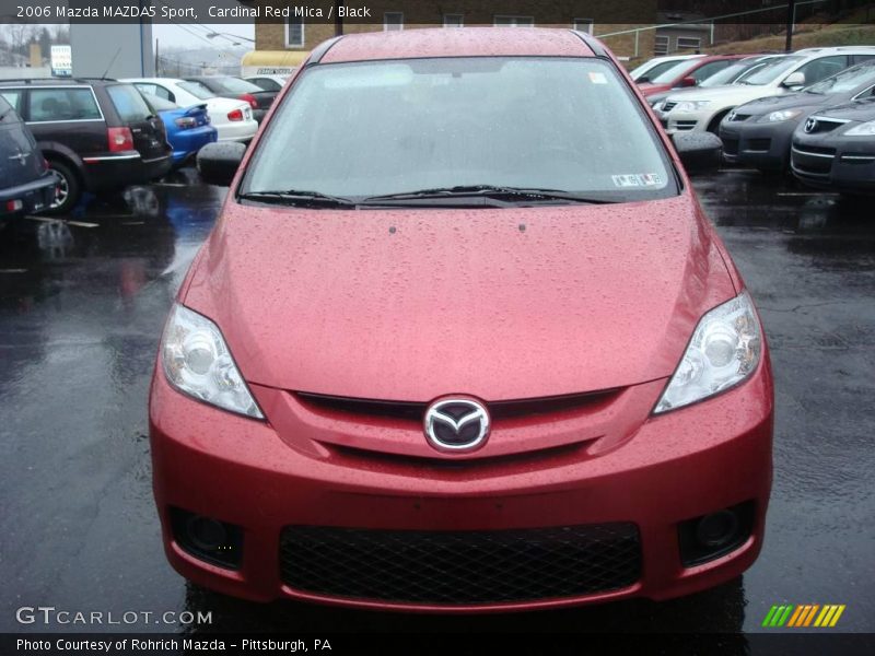 Cardinal Red Mica / Black 2006 Mazda MAZDA5 Sport