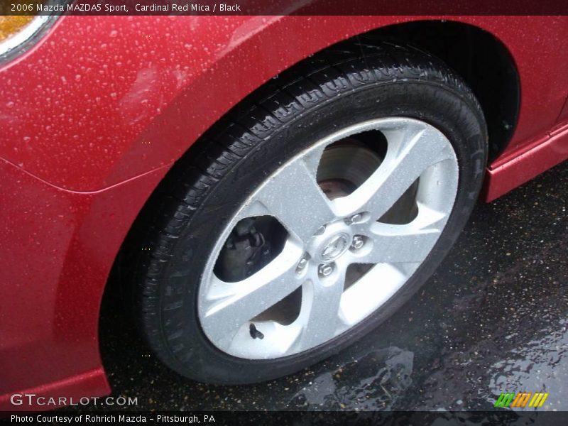 Cardinal Red Mica / Black 2006 Mazda MAZDA5 Sport