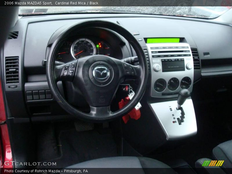 Cardinal Red Mica / Black 2006 Mazda MAZDA5 Sport