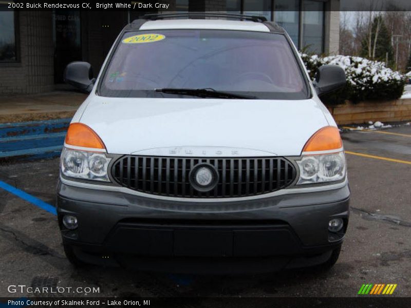 Bright White / Dark Gray 2002 Buick Rendezvous CX