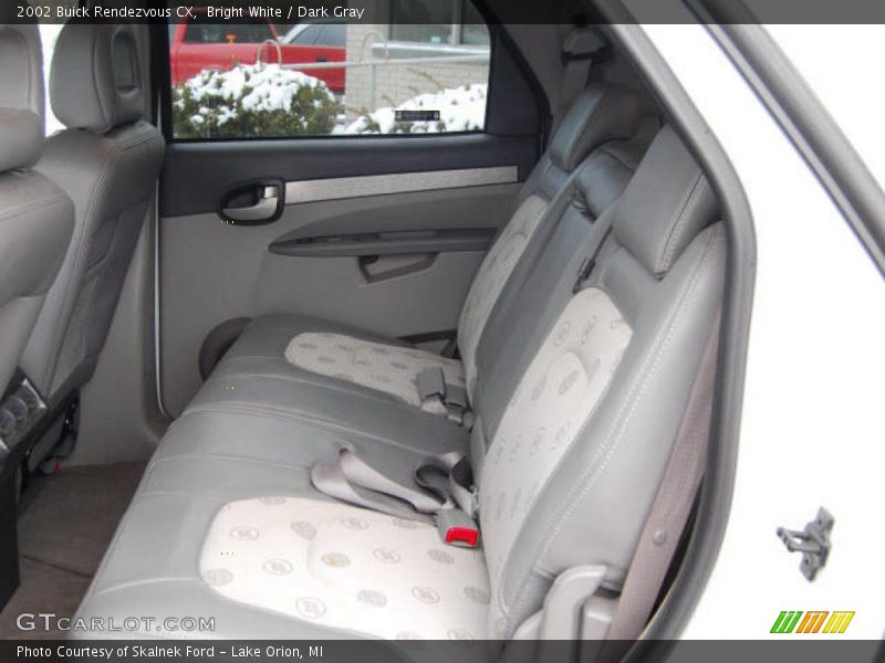 Bright White / Dark Gray 2002 Buick Rendezvous CX