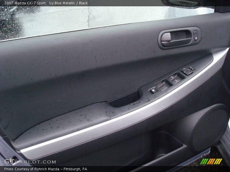 Icy Blue Metallic / Black 2007 Mazda CX-7 Sport