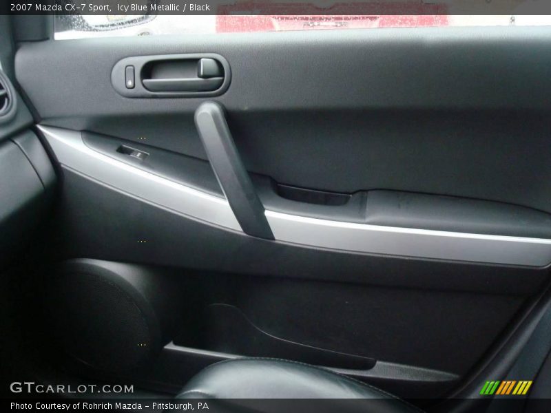Icy Blue Metallic / Black 2007 Mazda CX-7 Sport