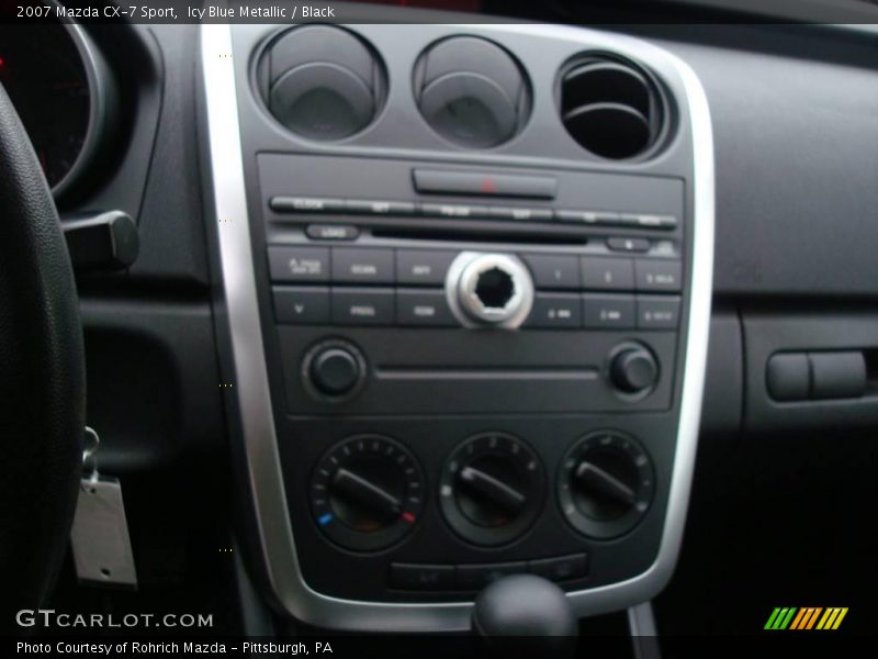 Icy Blue Metallic / Black 2007 Mazda CX-7 Sport