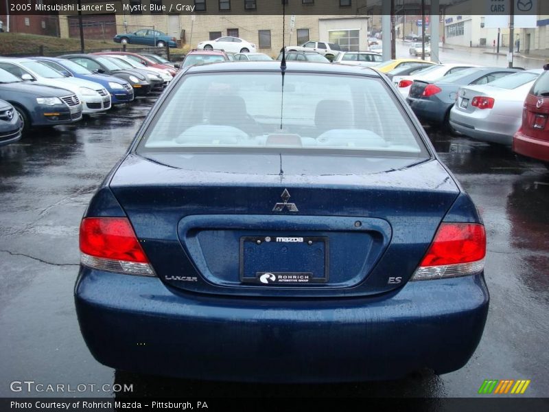 Mystic Blue / Gray 2005 Mitsubishi Lancer ES