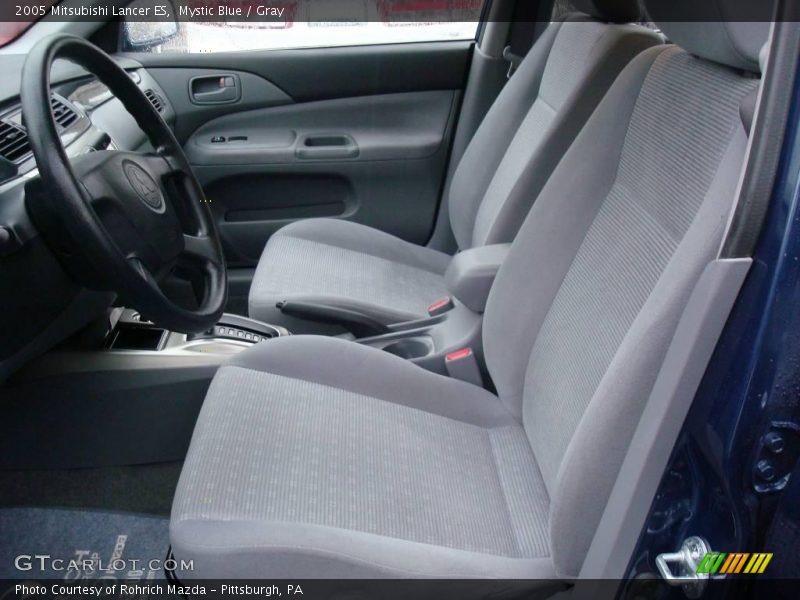 Mystic Blue / Gray 2005 Mitsubishi Lancer ES