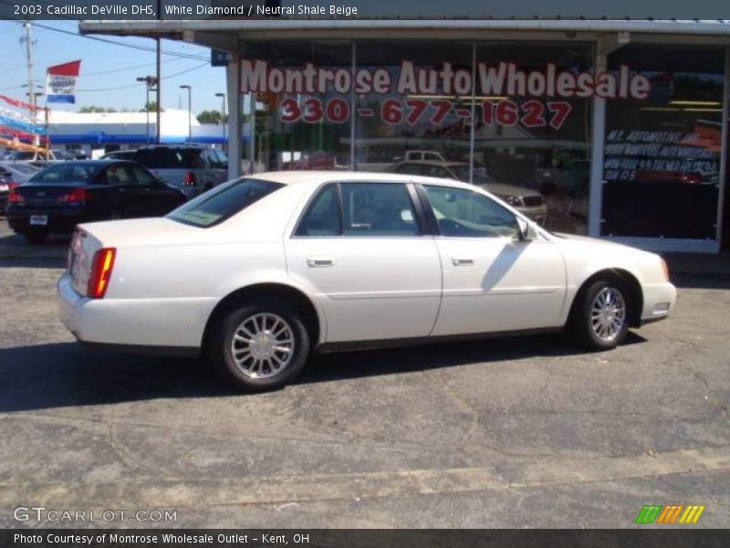 White Diamond / Neutral Shale Beige 2003 Cadillac DeVille DHS